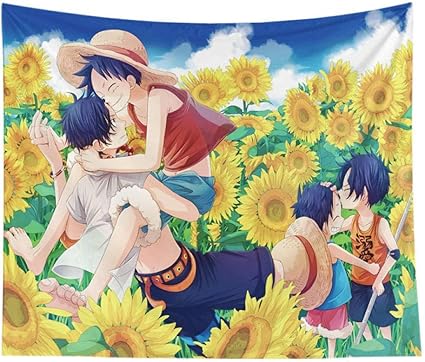 877 Tapestries Cartoon Anime One Piece Tapestry Living Room Bedroom Background Cloth Nordic Wall Art Modern Home Decoration 150 0cm D Amazon Co Uk Home Kitchen