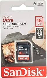 5 SanDisk Ultra 16GB SDHC UHS-I Class 10 Memory Cards - Up to 48MB/s Read view 4