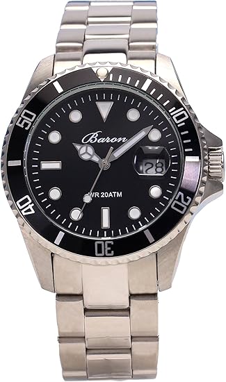 Amazon バロン Baron ダイバーズウォッチ アナログ表示 気圧防水 ブレスレットバンド ブラック Br Sr004bk Bk メンズ メンズ腕時計 腕時計 通販 Amazon バロン Baron ダイバーズウォッチ アナログ表示 気圧防水 ブレスレットバンド ブラック Br Sr004bk Bk メンズ メンズ腕時計 腕時計 通販