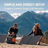 Jackery SolarSaga 100W Portable Solar Panel for Explorer 240/500/1000 Power view 3