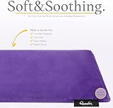 Qomfor Microwavable Wheat Bag Purple Lavender Scent Heating Pad 48x15 cm view 2