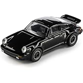 Majorette Collection &ndash; 1975 Porsche 930 Turbo 1:64 Die-Cast Model Car with Rubber Tires &amp; Display Case, for Collectors &amp; Adults
