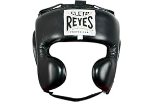 CLETO REYES Boxing Headgear with Cheek Protection for Men and Women, Protective Head Guard Face Saver, Sparring Fighting