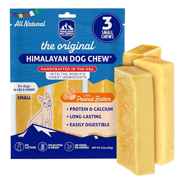 HIMALAYAN CHEW ORIGINAL YAK CHEESE CHEW, PEANUT BUTTER,...