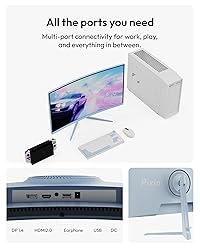 Pixio PXC248 Wave Blue 24 inch 200Hz Refresh Rate