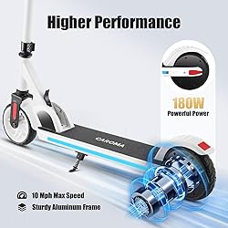 Caroma Electric Scooter for Kids Ages 10-14, 180W
