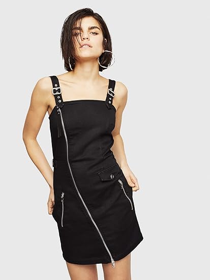 Amazon ディーゼル Diesel レディース ジョグジーンズデニムワンピース 00srge Xxs ブラック 02 ジーンズ 通販