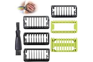 7Pcs Guards Comb for One Blade QP2724 QP2834, Compatible with Philips Shaver Norelco, Guide Comb 1/2/3/5 MM, Beard Trimmer Gu