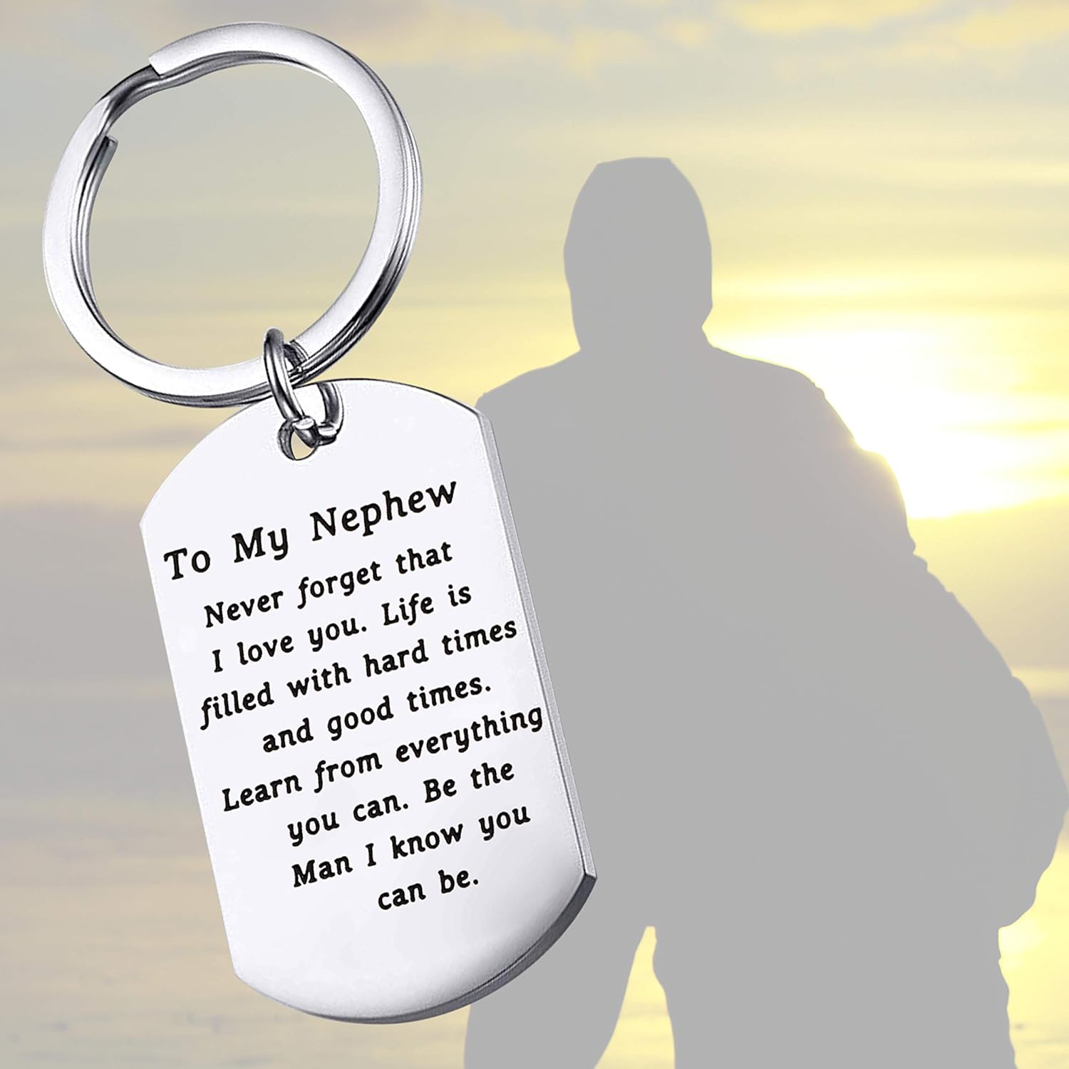 to My Niece Keychain Gift Inspirational