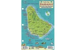 Barbados Dive Map & Reef Creatures Guide Franko Maps Laminated Fish Card