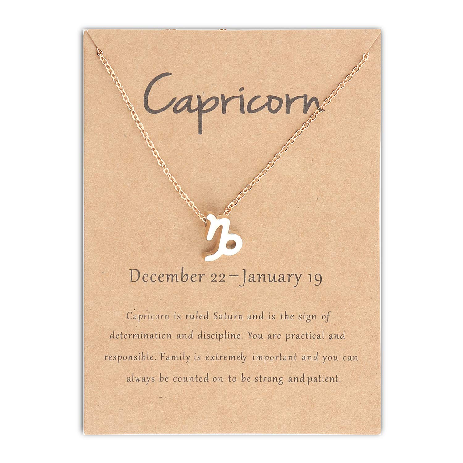 12 Zodiac Constellation Necklace Horoscope Necklace Astrology Jewelry Christmas Birthday Gifts for Girls Women