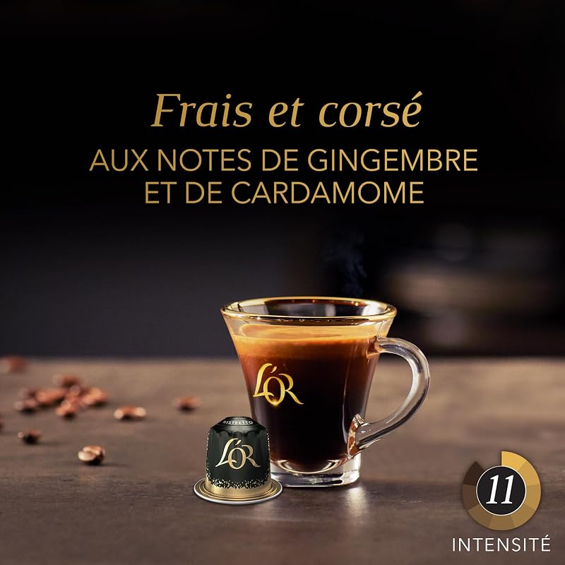 Espresso Café - 200 Capsules Ristretto Intensité 11