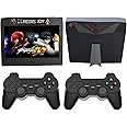 RegiisJoy 30000 in 1 Handheld Portable Arcade Game Console with HD Screen,Mini Pandora Box 70S 2.4GHZ Wireless Controllers Search/Hide/Save/Load/Pause Games Black