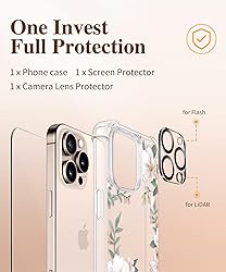 GVIEWIN for iPhone 16 Pro Max Case with Screen