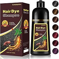 Amazon.com : Natural Black Hair Dye Shampoo 3 in 1, Hair Instant