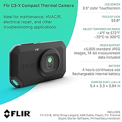 FLIR C3-X Compact Thermal Imaging Camera with