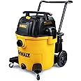 DEWALT DXV14P Shop Vacuum Wet/Dry 14 Gallon, 6 HP Wet/Dry Vac with 110 CFM Powerful Scution, Yellow