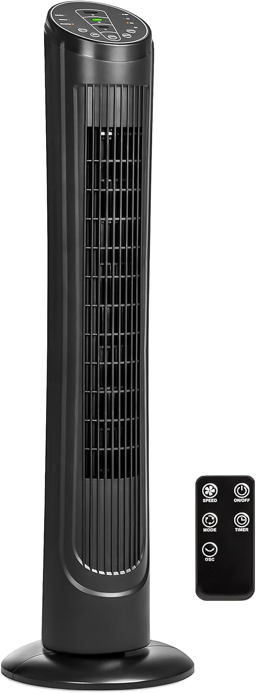 best quiet oscillating tower fan