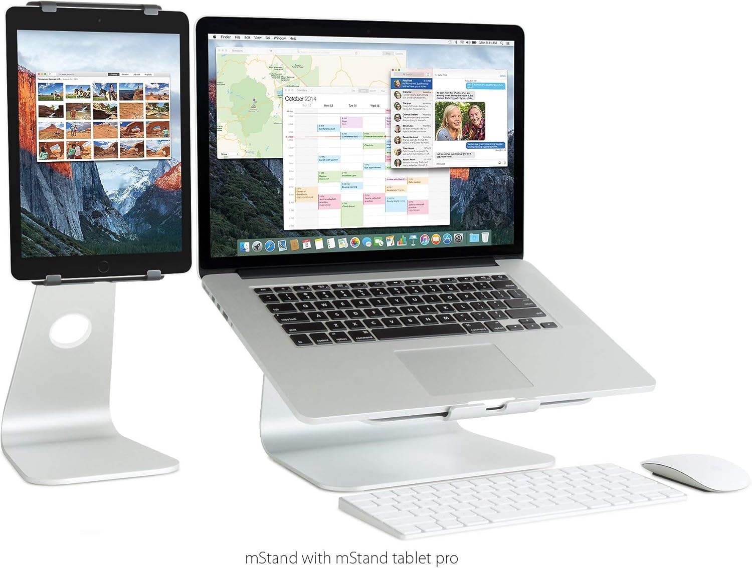 Rain Design 10032 mStand Laptop Stand, Silver (Patented): Computers & Accessories