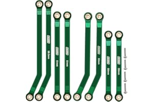 INJORA CNC Aluminum Links Set High Clearance 4 Links Set for 1/24 RC Crawler LWB 133.7mm Axial SCX24 C10 JLU Bronco Base Camp