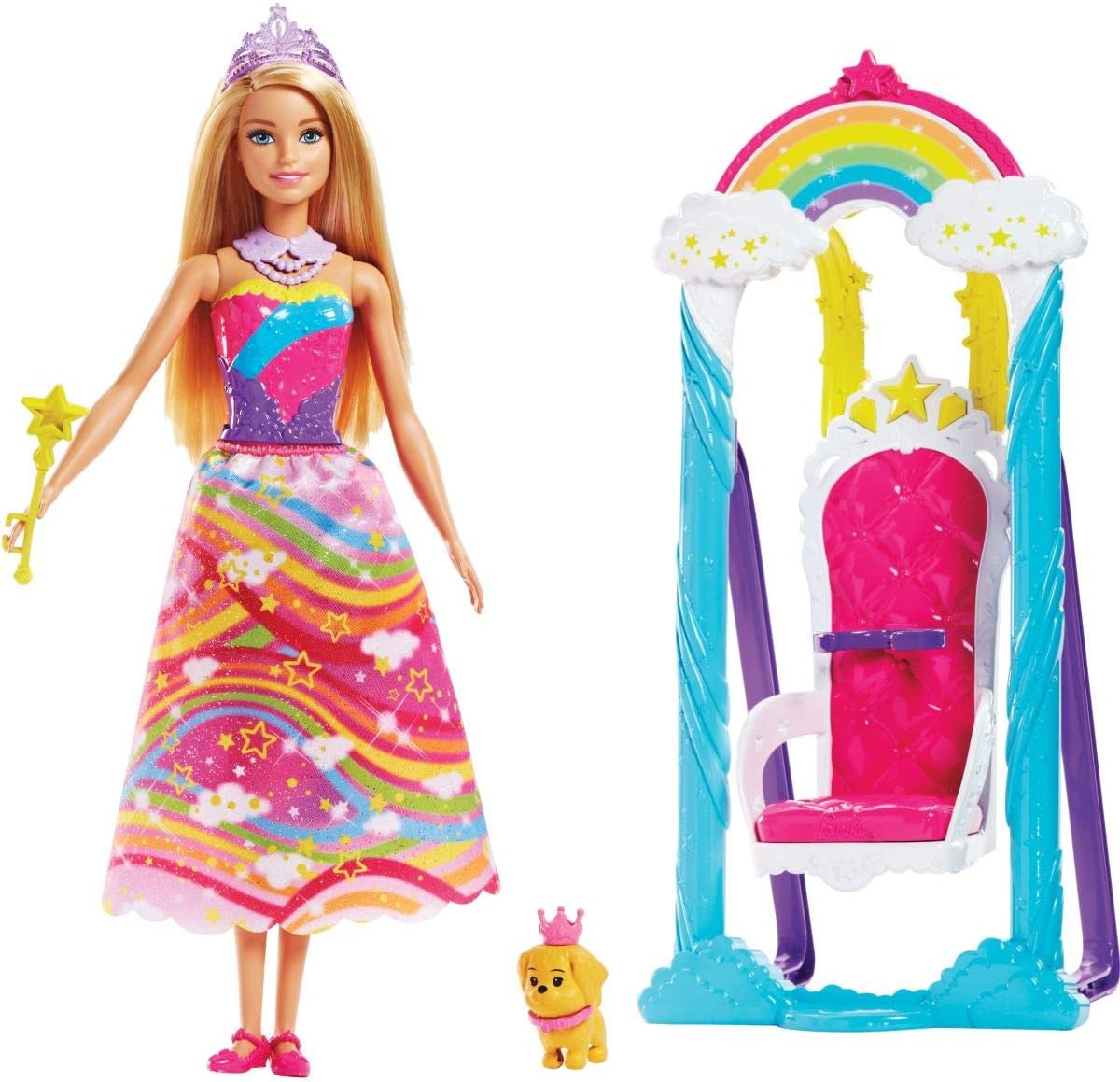 Barbie FJD06 Princess Swing Dreamtopia Playset