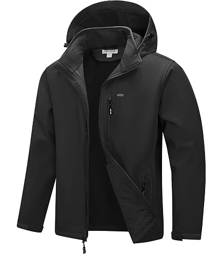 Weatherproof Men's Ultra Tech Removable Fleece Lined Hood Jacket