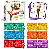 THE FIDGET GAME Sneaky Elves, CVC Sight Words Game, Pop Sensory Toy to Learn and Spell, Educational Kindergarten Classroom Activities, Multisensory Reading and Phonics Flash Cards for Kids 3+ Years