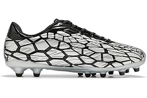 LEOCI Men's Soccer Cleats Women's Football Shoes Unisex Outdoor Rugby Boots