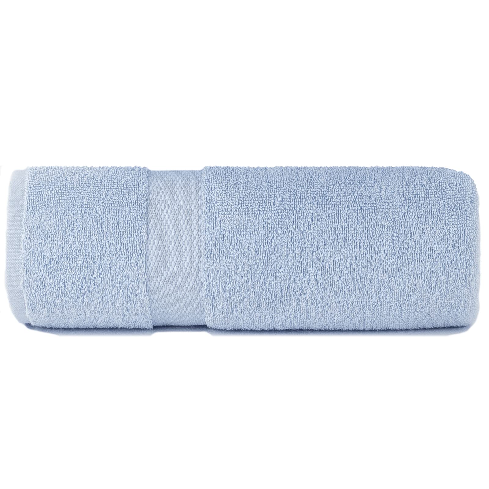 Sue Rossi 100% Egyptian Combed Cotton Bath Towels, Very Soft, Plush, fluffy & Absorbent, Quick Dry 600gsm Thick Bathroom, Shower or Guest Room, 70cm x 125cm. (Sky Blue, Cotton)
