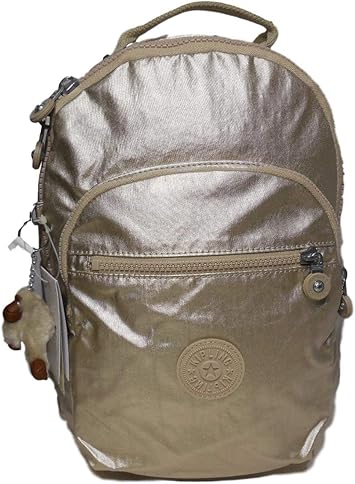 kipling mochila dorada