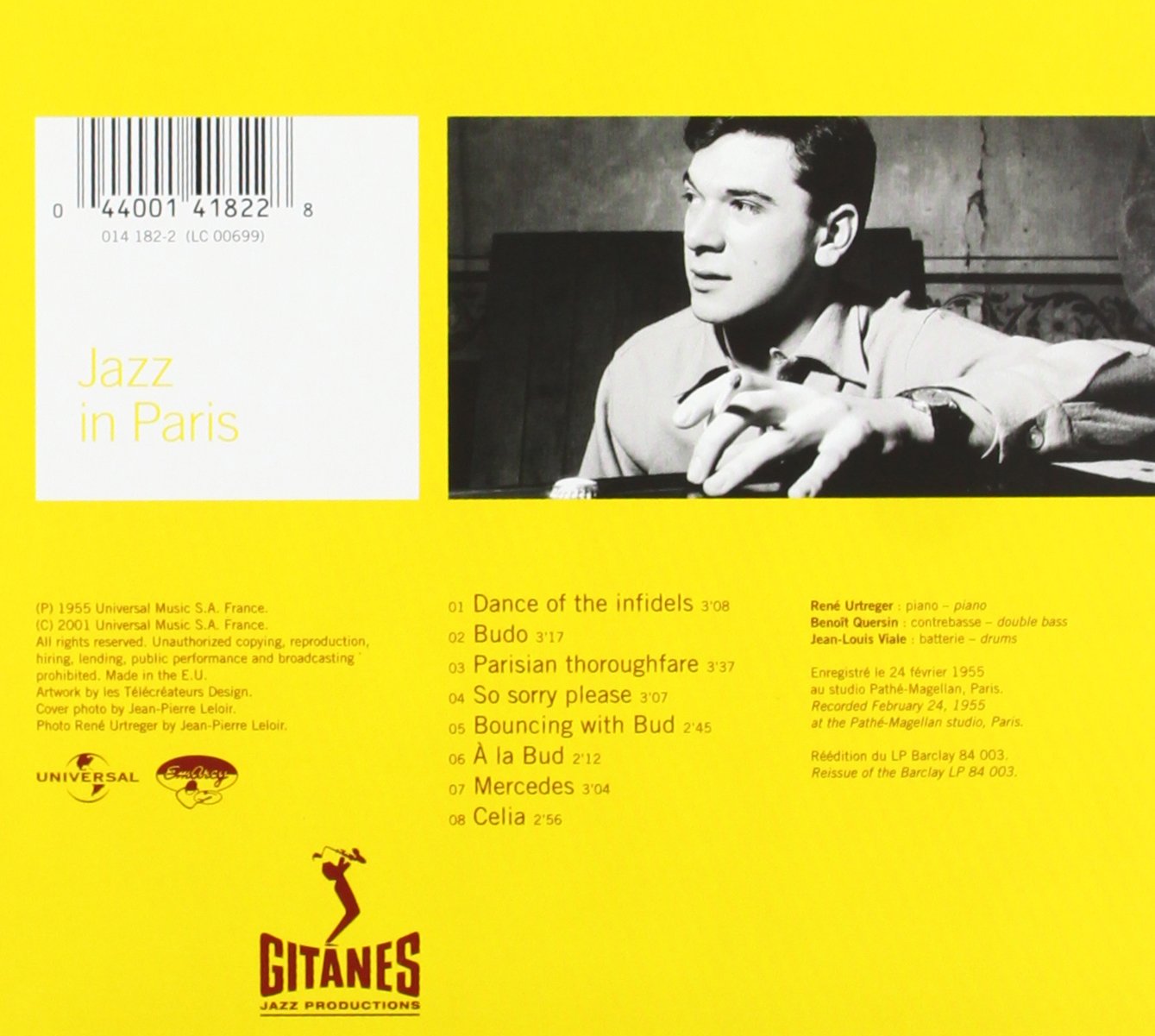 Jazz In Paris Rene Urtreger Joue Bud Powell Amazon De Musik