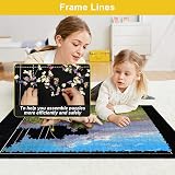 Ainiv Puzzle Roll Up Mat Storage Felt Pad for 1500 Pcs Jigsaw Puzzles Portable view 4