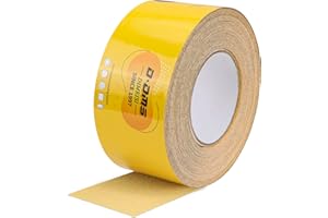 362X - 20 Yard 80 Grit Sandpaper 2-3/4" Wide Long Continuous Roll, Gold PSA Longboard Sand paper, Self Adhesive Stickyback Sa