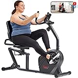 Sunny Health & Fitness Heavy-Duty Recumbent Smart