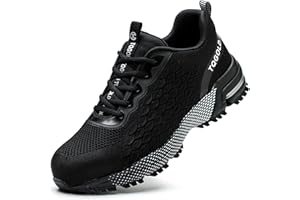 AONETIGER Safety Work Shoes for Men and Women Work Steel Toe Shoes Lightweight Mens Steel Toe Shoes Construction Work Shoes I