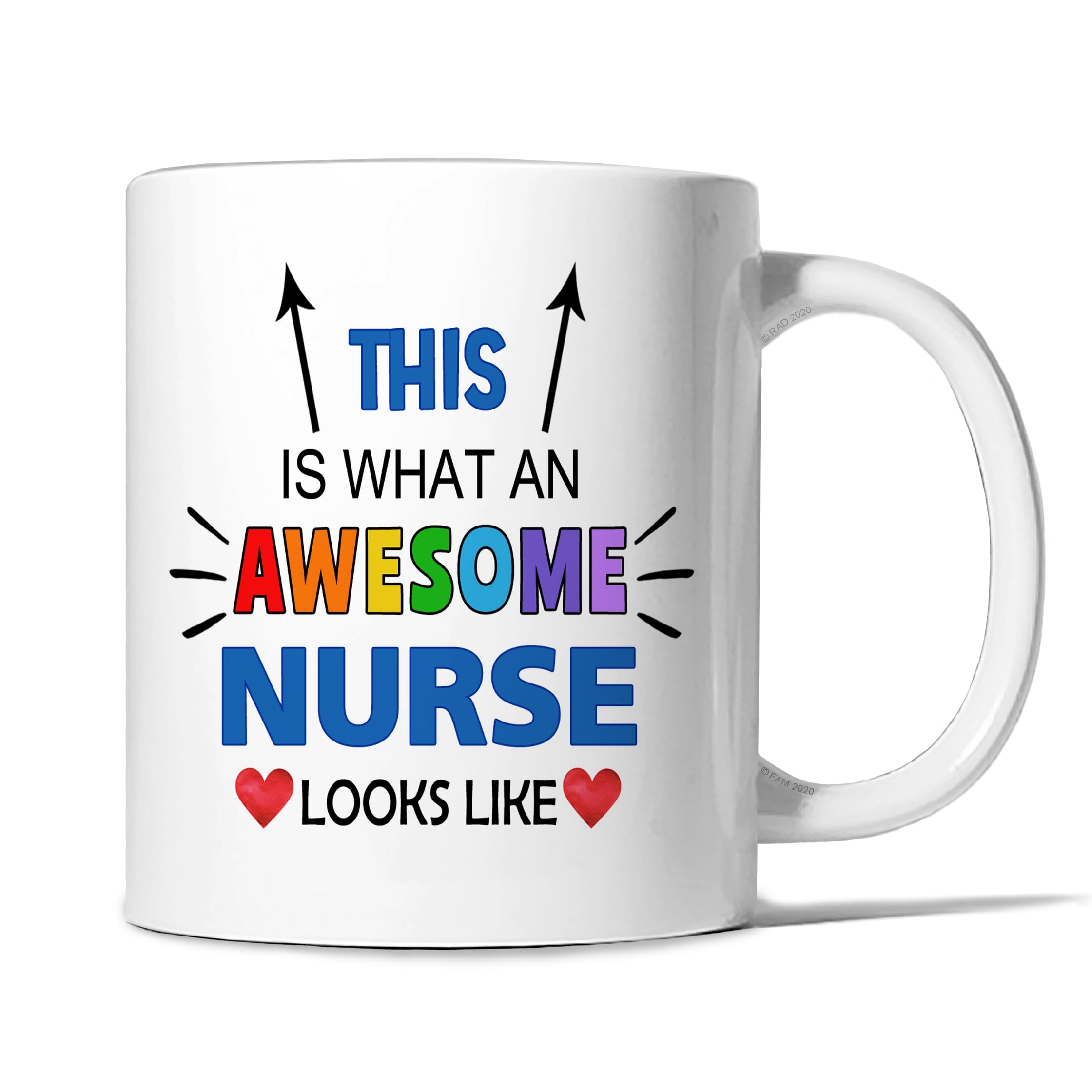 Awesome Nurse Mug - Risk-A Designs, This is What an Awesome Nurse Looks Like Mug, Thank You Gift, Nurse Gift, Student Nurse Gift, keyworker Gift, Appreciation Gift