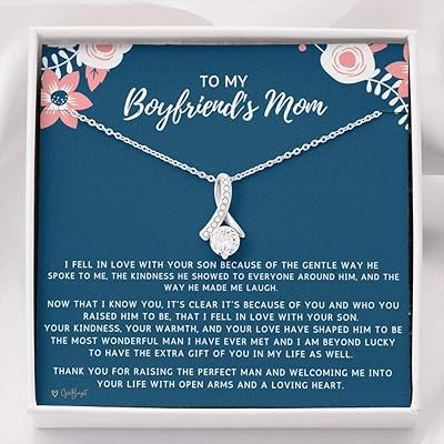 Buy Globright To My Boyfriend S Mom Gifts Necklace Gift For Boyfriend S Mom Mother S Day Boyfriends Mom Birthday Gift 1054b Standard Box Online In Kazakhstan B0922xj35d