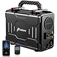 HCALORY 12V Portable Diesel Air Heater, 5KW All-in-One Diesel Parking Heater, Parking Bunk Heater with Bluetooth APP Control and LCD Monitor for Car Trucks Boat Bus RV Motor-Homes and camper
