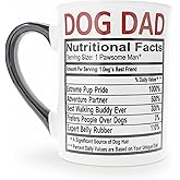Cottage Creek Coffee Cups | Dog Dad 16oz Ceramic Coffee Mug | Ideal I Love My Dog Gifts for Women, Men | Funny Gifts for Mom, Dad, Girlfriend, Boyfriend