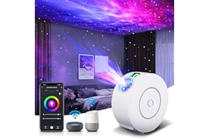 V JULES.V Galaxy Projector for Bedroom, Star Projector Galaxy Light, Smart APP&Voice Control, Northern Lights Projector, Nebula Lamp, Night Light Projector for Room Decor, Christmas Gifts for Grandkids Teens