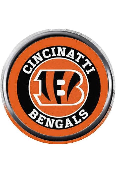 Amazon Com Cincinnati Bengals Circle Nfl Football Logo 18mm 20mm Snap Jewelry Charm Jewelry
