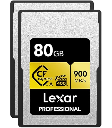 Amazon.com: Lexar 80GB Professional CFexpress Type A Gold Series