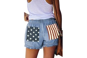YOCUR Womens Lightweight Shorts Casual Baggy Trendy Short Pants Elastic Waist Drawstring Comfy Shorts