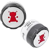 91538 Grill Lighted Control Knobs, 2 Pack Outdoor Grill knobs Fit for Some Weber Summit Gas Grills E-470/670, S-460/470/660/6