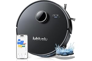 Lubluelu L15 Robot Vacuum 5000Pa,3 in 1 Robot Vacuum and Mop Combo,LiDAR Navigation,5 Maps,30 No-go Zones, WiFi/App/Alexa,Auto-Charging,Robot Vacuum Cleaner for Pet Hair, Carpet, Hard Floor