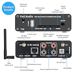 Fosi Audio T10 WiFi Stereo Amplifier Receivers