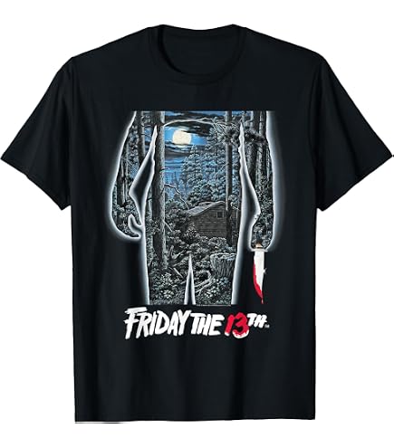 Amazon.com: Friday The 13th Retro Game T-Shirt : Clothing, Shoes