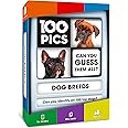 100 PICS Dogs Travel Game | Learn 100 Dog Breeds Flash Cards with Slide Reveal Case | Card Game, Gift, Stocking Stuffer | for Kids and Adults | Ages 6+