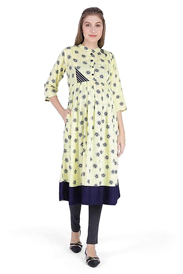 Women's Rayon A-Line Kurta