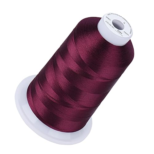 Simthread 5500Yds Embroidery Thread, 5000M High-Yardage 40WT 100% ...